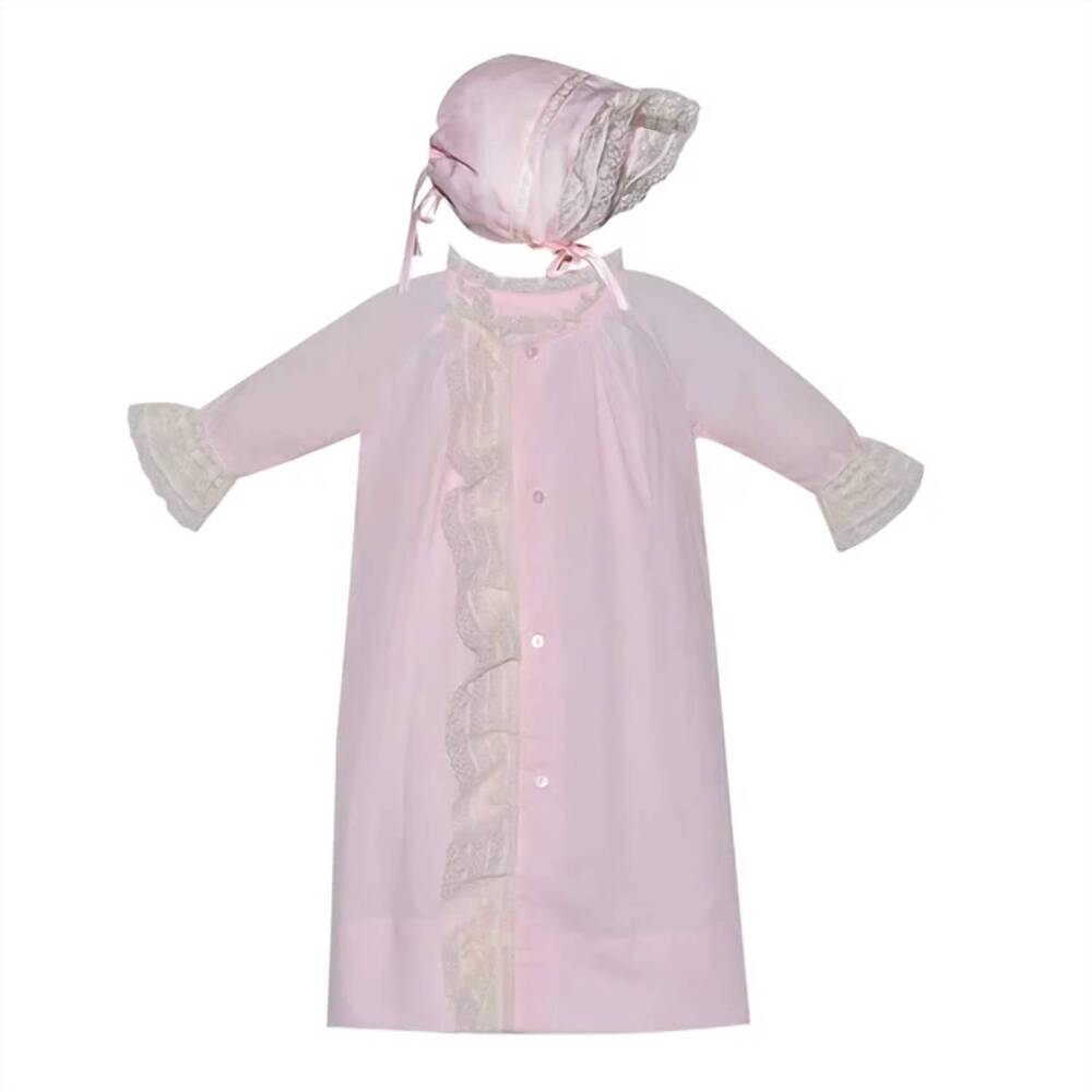 NEW BABY SEN kid's heirloom set in pink